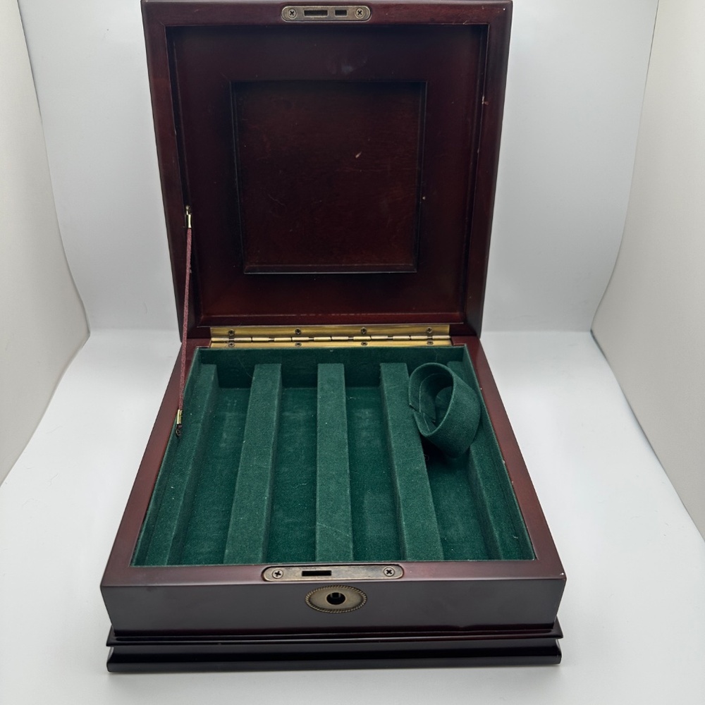 Vintage Bombay Company Mahogany Jewelry Box - Picture 8 of 15